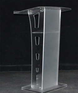 45IN Acrílico Conferencia Púlpito Acrílico Podio Claro Iglesia <span class=keywords><strong>Atril</strong></span> Acrílico Stand up Floor-Standing Podium <span class=keywords><strong>Atril</strong></span> - Product Image 6