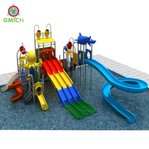 Thiết bị công viên nước nhựa thương mại trẻ em trượt nước khu dân cư sân chơi ngoài trời hồ bơi thiết bị chơi nước - Product Image 6