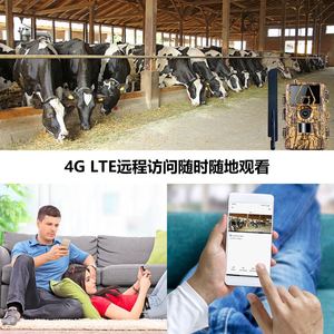 CSSIWE CSW801G Déclencheur 0,2s, 8 piles AA, Vidéo 8K, Double objectif 60MP, Caméra de <span class=keywords><strong>chasse</strong></span> 4G LTE Cellulaire - Product Image 4