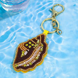 New Creative Ocean Theme Keychain Lobster Crab Bead with Shell Charm Summer Sea Animal <b>Bag</b> Pendant for Women <b>Novelty</b> Beach Gift - Product Image 6