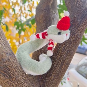 Personalizable gran oferta serpiente enredada suerte colgante peluche decoración del hogar Decoración lindo divertido serpiente juguete muñecos de peluche - Product Image 4