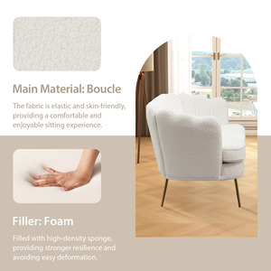 Moderne Dubbele Bank Modieuze Tweezitter Met Houten Frame En Stoffen Bekleding Voor Woonkamer Fauteuils Groothandel - Product Image 5