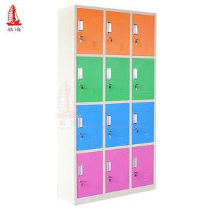 Armario de Acero Inoxidable para la Industria Alimentaria, Desmontable, de 4 Niveles, Gabinete Metálico Personalizado con 12 Puertas - Product Image 3