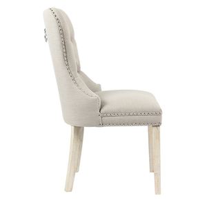 Chaise de salle à manger convertible très vendue pour hôtel, revêtement en tissu/cuir, design moderne pour salon et usage domestique, structure en bois massif/métal - Product Image 4