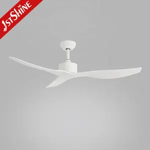 1stshine ceiling fan DC copper motor reversible function soft wind timer setting ABS ceiling fan with remote