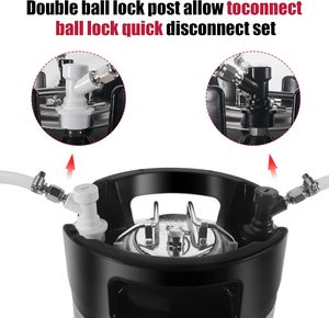 Kegmaxs سخيف البرميل البيرة 3 جالون 12 لتر الكرة قفل برميل كورنيليوس معدات تخمير البيرة مع NSF شهادة تنظيف البرميل - Product Image 5