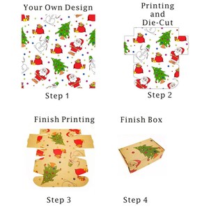 Doppelseitige Vollfarb-Recycling-Wellpappe Selbstaufrichtende Versandbox Glänzend/Matt Laminiert mit Verschwindender Oberflächenbehandlung Geprägt - Product Image 2