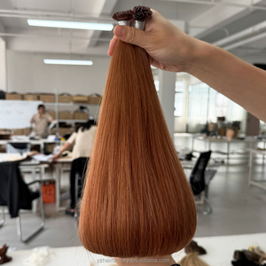 Extensiones de Cabello Humano Superiores con Anillas Nano, Cabello Sal y Pimienta, Doble Trama, Punta con Anilla Nano, 100% Cabello Humano - Product Image 3