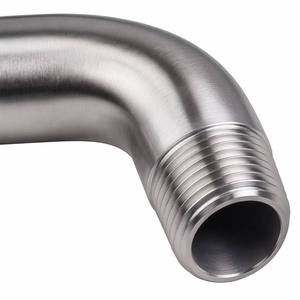 Raccord de tuyauterie coudé en U à 90 degrés en acier inoxydable 304 sur mesure, fileté simple ou <span class=keywords><strong>double</strong></span>, pour la plomberie, le CVC et l'industrie - Product Image 3