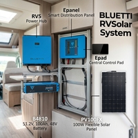 Système solaire BLUETTI 5kW pour camping-car, stock local, kit de stockage d'énergie pour distributeurs régionaux, marque privée