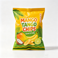 Aangepaste logo rolfolie chipsverpakkingen fruitdroogverpakking zakken hitteverzegelbare zakken voor voedselverpakkingen