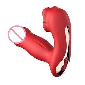 Speelgoed Seks Volwassen Product APP Besturing Telescopisch 2-in-1 Likkende Tong Vibrator Sextoy Dildo voor Vrouwen Clitoris Massager USB - Product Image 4