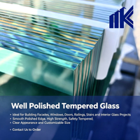 Verre de sécurité trempé haute résistance 8 mm, 10 mm, 12 mm pour fenêtres et portes d'entrée résidentielles et commerciales