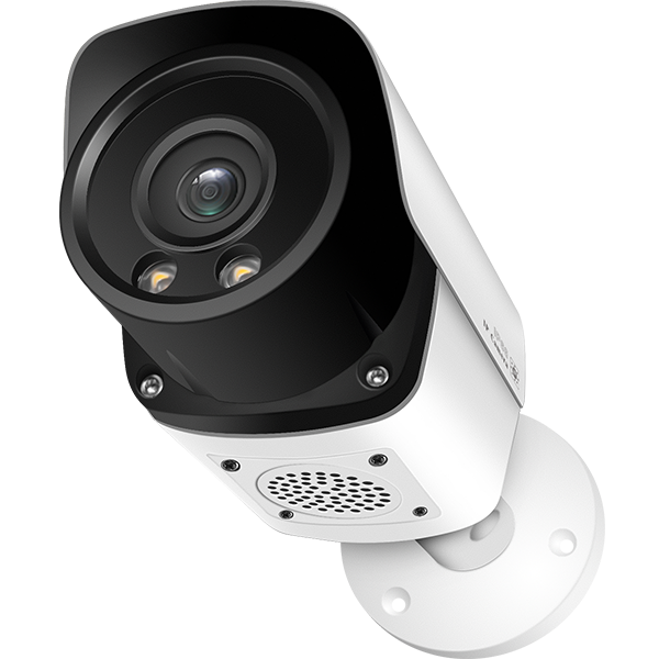 4K/8MP Face Detection Outdoor Bullet Security POE IP Camera Two-Way Audio AI Smart Human Vehicle Detection Built-in Mic CMOS SD