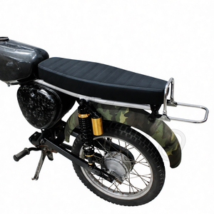 เบาะนั่งหลัง YHMOTO ลายสี่เหลี่ยม สำหรับ Simson S50 S51 S70 สีดำ - Product Image 6