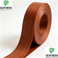 Bande de chant PVC écologique très demandée, motifs personnalisés, finition mate, ruban de chant PVC robuste pour la protection des bords de meubles