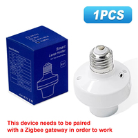 QIACHIP Wifi E27 support de lampe intelligent ampoules LED adaptateur ZigBee prise de lumière Via EWelink commande vocale Alexa Google Home