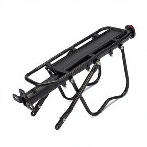 Porte-bagages arrière en alliage d'aluminium pour vélo, fixation rapide détachable, porte-charge pour VTT avec tige d'extension - Product Image 1