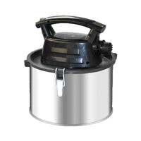 Aspirateur sans sac cyclonique EAKO ECA601-DC-6L 80W à batterie, en métal, automatique, pour la maison, l'extérieur et la voiture