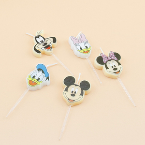 Hot bán phim hoạt hình Donald vịt hình bánh sinh nhật NẾN 5 PCS SET cho trẻ em - Product Image 2