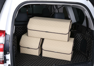 Organisateur en cuir PU artificiel pliable, pour toutes les troncs de voiture, personnalisé, prix d'usine, rétro - Product Image 2