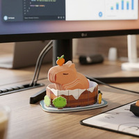 Puzzle 3D en papier éducatif Global Bridge DIY, design mignon de capybara, pour adultes et enfants de plus de 3 ans