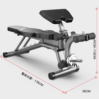 Banc de musculation réglable, banc de musculation inclinable et déclinable, banc de musculation multifonctionnel pour la salle de sport à domicile