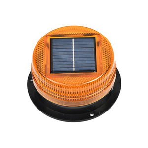 Feux de signalisation routière clignotants à énergie solaire, options de couleurs multiples, pour avertissement de sécurité - Product Image 2