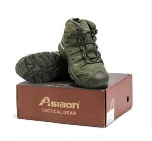 TSB07 Green Black Desert Khaki Coyote Brown Suede Desert Land Training Shoes Ranger Ankle <b>Boots</b> Combat Shoes <b>Hiking</b> <b>Boots</b> - Product Image 5