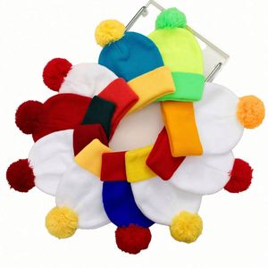 Bonnet en laine mélangée unisexe pour adulte avec logo personnalisé, design tricoté assorti aux couleurs de Noël et d'Halloween - Product Image 5