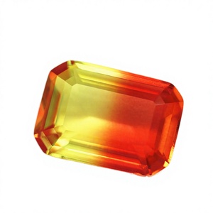 Turmalina Sintética de Laboratorio, Corte Octogonal Escalonado, 4*6mm-15*20mm, Gemas Sueltas Multicolor con Efecto de Color/Brillo, Cristal K9 - Product Image 3