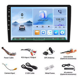 Écran de voiture Qualcomm 8 cœurs 9 pouces, compatible 4G, fonction 360, Carplay et Android Auto, DSP intégré, WiFi, BT, lecteur DVD de voiture - Product Image 1