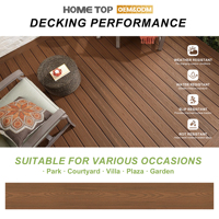 Planches de terrasse en WPC pour l'extérieur, composite bois-plastique, surface gaufrée 3D, certifiées CE ISO