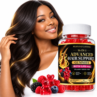 Gummies pour cheveux, peau et ongles à marque privée avec biotine 5000mcg, collagène et kératine – Lot de 60