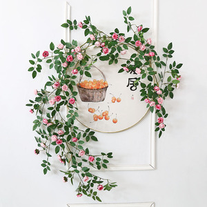 ดอกกุหลาบประดิษฐ์สีชมพู แดง ส้ม ขาว ตกแต่งผนังสำหรับวันวาเลนไทน์ - Product Image 1