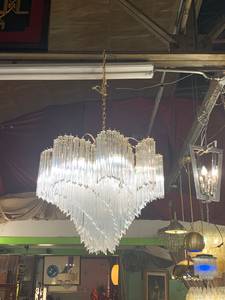 Lampadario <span class=keywords><strong>Vintage</strong></span> in cristallo di Murano italiano nello stile di <span class=keywords><strong>Venini</strong></span> - Product Image 4