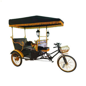 Vente Flash : Tuk Tuk Rickshaw Vintage à 3 Roues / Rickshaw à 3 Roues de Haute Qualité / Vélo-taxi Électrique pour Passagers avec Toit - Product Image 2
