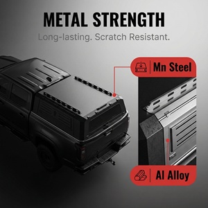 Cubierta de Caja de Aluminio para Camioneta Mitsubishi Triton GSR 2020+ L200 Gladiator <span class=keywords><strong>F150</strong></span>, Impermeable - Product Image 6