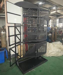 Estante de exhibición de azulejos de cerámica deslizante de metal ecológico para exhibición de sala de exposición de azulejos - Product Image 4