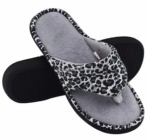 Traagschuim Heren Flip Flop Huis Slippers, Lente Zomer Open Teen String Sandalen Met Indoor Outdoor Schoenzool Re01