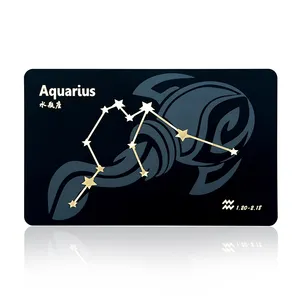 Engraved Stainless Steel NFC Metal Card Custom NFC Metal ID Card Blank Black NFC Metal Aluminum Business Member Cards With Chip