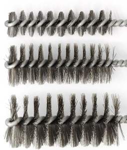 Spazzola per trapano a 1/4 "stinco esagonale in acciaio inox a filo intrecciato spazzola per trapano, spazzola metallica rotonda con setole <span class=keywords><strong>di</strong></span> diverse dimensioni - Product Image 5