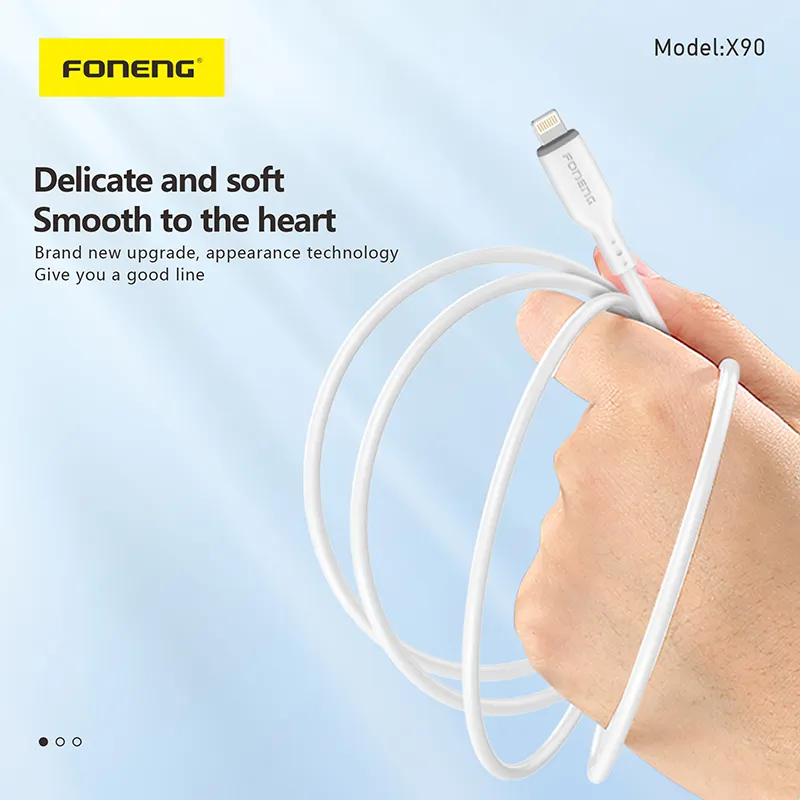 FONENG USB Type C Cable 3A Fast Charge QC3.0 For Huawei USB-C Wire Fast Charging Cord Charger Micro USB Type-c Data Cable
