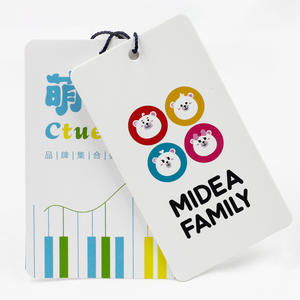 Fashion Custom Texture & Logo Eco-Friendly Paper Hang Tags Multi-Layered Luxury Garment Price Tags for Shoes and Bags - Product Image 6