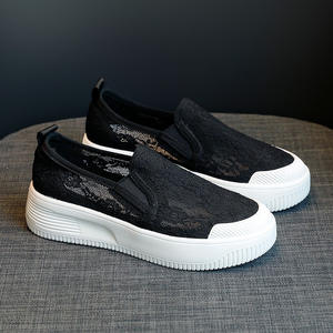 Chaussures plates en maille d'été pour femmes, taille plus, espadrilles plates et confortables, mocassins - Product Image 1