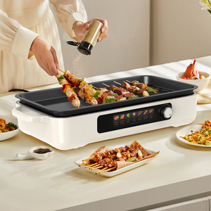 Gril Électrique OEM MagiCook 2026 Nouveau Modèle, Plaque de Cuisson Haute Puissance pour Usage Domestique, Cuisson Rapide avec Bac de Récupération d'Huile - Product Image 1