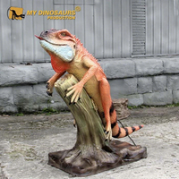 Lézard animatronique artificiel pour exposition MyDino Amusement