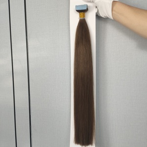 Extensiones de Cabello Remy Virgen al por Mayor, Cabello Ruso 100% Humano, Extensiones de Cabello Premium con Cinta Adhesiva, Fábrica de Extensiones de Cabello - Product Image 3