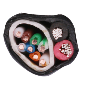 Cable de red Cat5 Cat5e para exteriores Siamés 4PR/2pr 24awg Cctv Cable con potencia 100M - Product Image 5