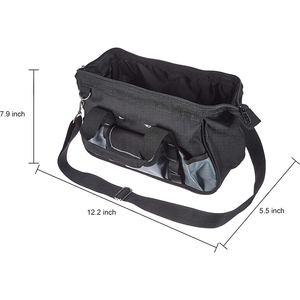 Free Sample CLC 20 Inch <b>Tool</b> <b>Bag</b> With Comfortable Shoulder Straps, Waterproof Wide Mouth <b>Tool</b> <b>Kit</b>, Electrician <b>Tool</b> <b>Bag</b> for Men - Product Image 2